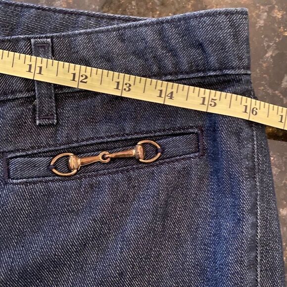 George Designs by Mark Eisen Denim Capri Sz 10 - Picture 6 of 11